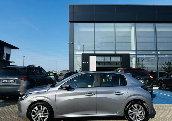 Peugeot 208 cena 54800 przebieg: 69325, rok produkcji 2020 z Gdańsk małe 191